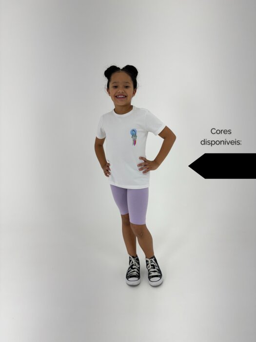 BLUSA INFANTIL MENINA EM COTTON UNICORNIO