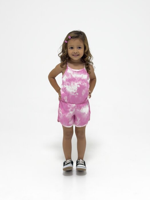 MACAQUINHO INFANTIL MENINA TIE DYE