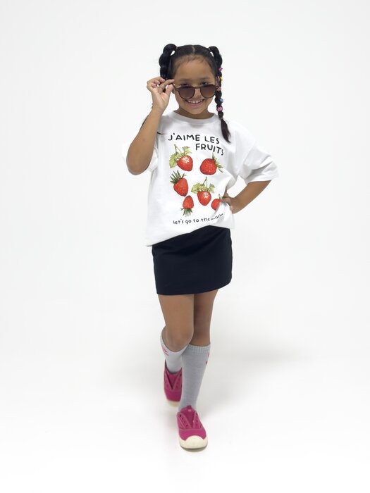 BLUSA INFANTIL MENINA MORANGOS