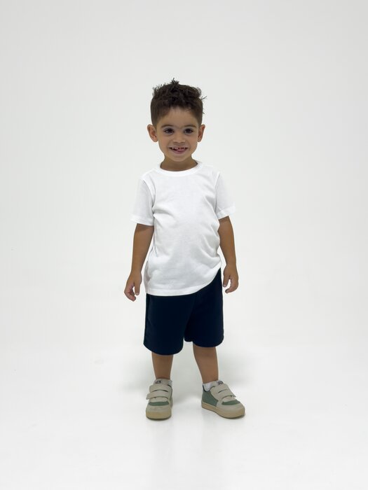 CAMISETA INFANTIL MENINO BASICA EM MALHÃO