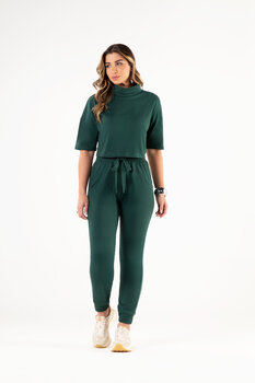 CALÇA FEMININA JOGGER EM MALHÃO