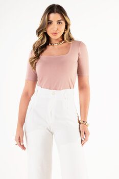 BLUSA FEMININA EM COTTON