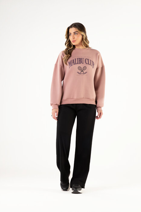 BLUSÃO FEMININO SEM CAPUZ ESTAMPADO