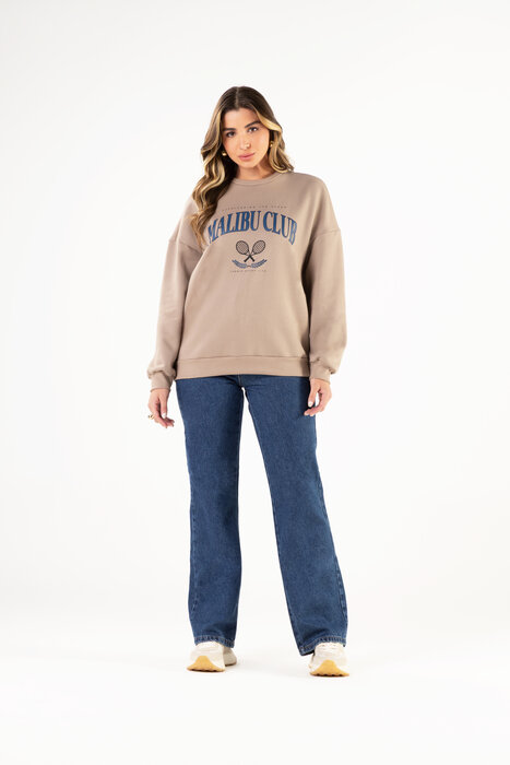 BLUSÃO FEMININO SEM CAPUZ ESTAMPADO