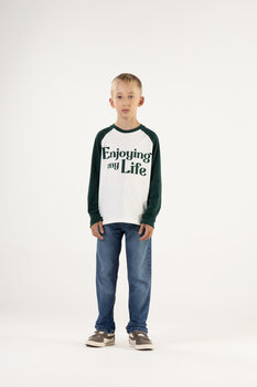 CAMISETA INFANTIL MENINO RAGLAN