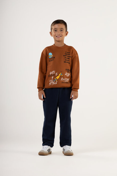 CALÇA INFANTIL MENINO EM MOLETOM