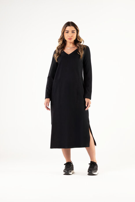 VESTIDO FEMININO EM MALHÃO
