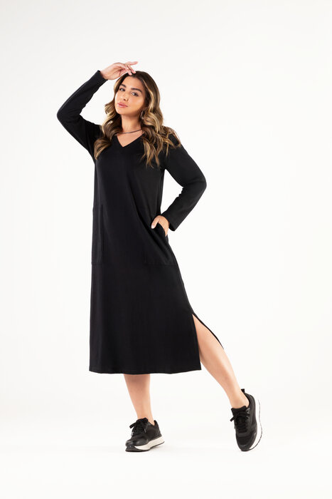 VESTIDO FEMININO EM MALHÃO