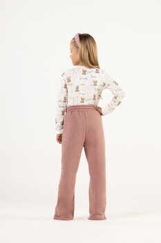 CALÇA INFANTIL MENINA EM MOLETOM
