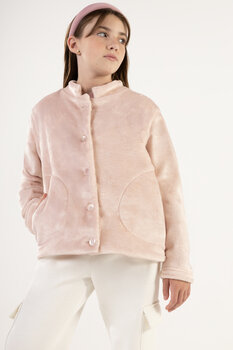 CASACO INFANTIL MENINA FLEECE